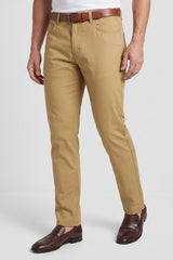 Barabas Men's Solid Basic Color Casual Dress Pants B2063 Brown