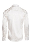 Barabas Wholesale Men textured leopard design pattern button down Shirts B310