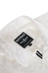 Barabas Wholesale Men textured leopard design pattern button down Shirts B310