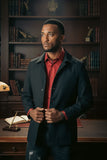BARABAS Men's Solid Color Light Weight Trench Jacket BH72 