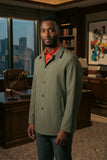 BARABAS Men's Solid Color Light Weight Trench Jacket BH72 