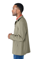 BARABAS Men's Solid Color Light Weight Jacket BH72 Cream