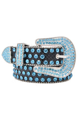 Barabas Wholesale men's Jewels Rhinestone Stone Buckle leather belt BK816