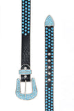 Barabas Wholesale men's Jewels Rhinestone Stone Buckle leather belt BK816
