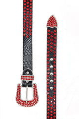 Barabas Wholesale men's Jewels Rhinestone Stone Buckle leather belt BK816