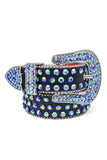 Barabas Wholesale men's Jewels Rhinestone Stone Buckle leather belt BK816