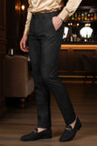 Barabas Men's Greek Pattern Floral Baroque Luxury Prom Blazer CP3100 Black
