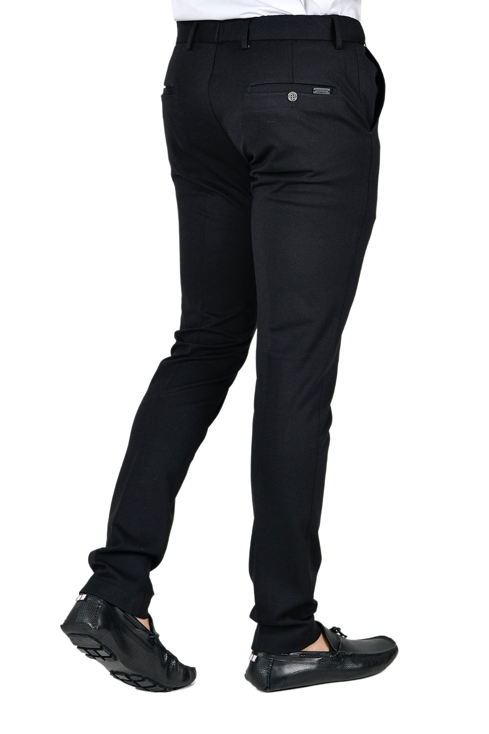 Barabas Wholesale Men's Solid Color Basic Essential Chino Dress Pants CP4007 Black
