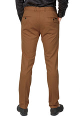 Barabas Wholesale Men's Solid Color Basic Essential Chino Dress Pants CP4007 Camel