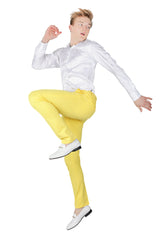 Barabas Wholesale Men's Solid Color Basic Essential Chino Dress Pants CP4007 Yellow