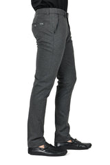 Barabas Men's Solid Color Basic Essential Chino Dress Pants CP4007 Charcoal 