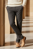 Barabas Wholesale Men's Solid Color Essential Chino Dress Stretch Pants CP4007 Grey