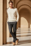 Barabas Wholesale Men's Solid Color Essential Chino Dress Stretch Pants CP4007 Grey