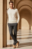 Barabas Men's Solid Color Essential Chino Dress Stretch Pants CP4007 Grey
