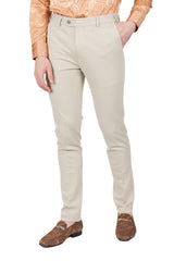 Barabas Wholesale Men's Solid Color Essential Chino Dress Stretch Pants CP4007 Tan