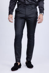 Barabas Men's Glossy Pattern Design Sparkly Luxury Dress Pants CP95 Black