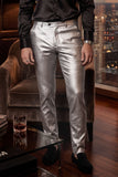 Barabas Men's Glossy Pattern Design Sparkly Luxury Dress Pants CP95 Solver