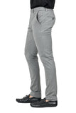 Barabas Men's Solid Color Essential Chino Dress Stretch Pants CP4007 Fossil Grey