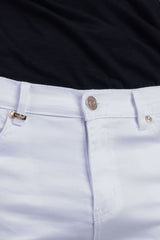 Barabas Men's Skinny Snow White Denim Jeans DP3650