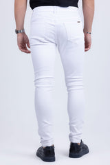 Barabas Men's Skinny Snow White Denim Jeans DP3650