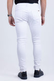 Barabas Men's Skinny Snow White Denim Jeans DP3650