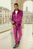 Barabas Wholesale Men's Casual Street Luxury Loungewear JJ900 Purple