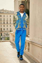 Barabas Wholesale Men's Casual Street Luxury Loungewear JJ900 Royal Blue