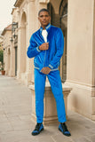 Barabas Wholesale Men's Casual Street Luxury Loungewear JJ900 Royal Blue