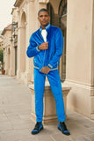 BARABAS Men's Casual Street Luxury Loungewear JJ900 Royal Blue