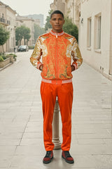 Barabas Wholesale Men's Casual Street Luxury Loungewear JJ900 Rust