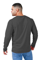 Barabas Wholesale Men's Solid Color Crew Neck Sweatshirts LV127 charcoal