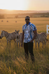 Barabas men's printed zebra floral striped polo shirts PSP2013