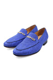 Barabas Wholesale Men's Greek Pattern Floral  Baroque Prom Dress Shoes SH3100 blue