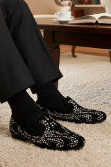 Barabas Wholesale Men's Rivet Studded Pattern Luxury Slip On Dress Shoes SH4003