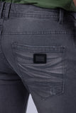 BARABAS Men's Distressed Ripped Slim Fit  Denim Jeans SN8850 Grey