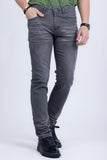 BARABAS Men's Distressed Ripped Slim Fit  Denim Jeans SN8850 Grey