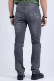 BARABAS Men's Distressed Ripped Slim Fit  Denim Jeans SN8850 Grey
