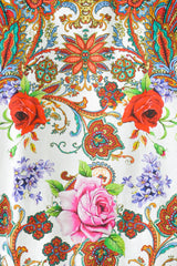Barabas Wholesale Men's roses paisley graphic short sleeve shirt SS07 pink