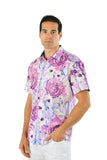 Barabas Wholesale Men's Medusa Paisley Floral Short Sleeve Shirt SS19