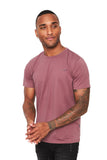Barabas Wholesale Men's Basic Solid Color Crew-neck T-shirts ST933 dark purple