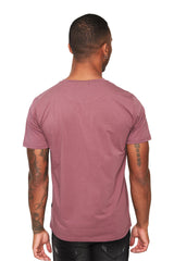 Barabas Wholesale Men's Basic Solid Color Crew-neck T-shirts ST933 dark purple