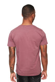 BARABAS Men's Basic Solid Color Crew-neck T-shirts ST933 dark purple