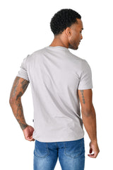 Barabas Wholesale Men's Basic Solid Color Crew-neck T-shirts ST933 ultimate grey