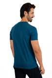 Barabas Wholesale Men's Basic Solid Color Crew-neck T-shirts ST933 Teal