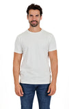 Barabas Wholesale Men's Basic Solid Color Crew-neck T-shirts ST933 White