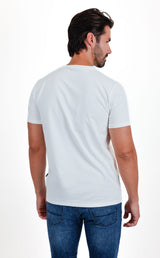 Barabas Wholesale Men's Basic Solid Color Crew-neck T-shirts ST933 White