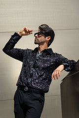 Barabas Wholesale Men's Luxury French Cuff Long Sleeve Button Down Shirt FCS1003 Black