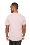 BARABAS Men's Solid Color V-neck T-shirts TV216  Light Purple