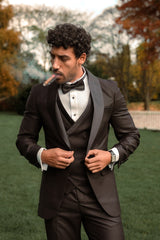 Barabas Wholesale Men's Textured Material Bow Tie 2BW3105 Black