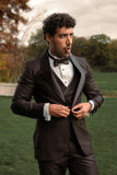 Barabas Wholesale Men's Textured Material Bow Tie 2BW3105 Black